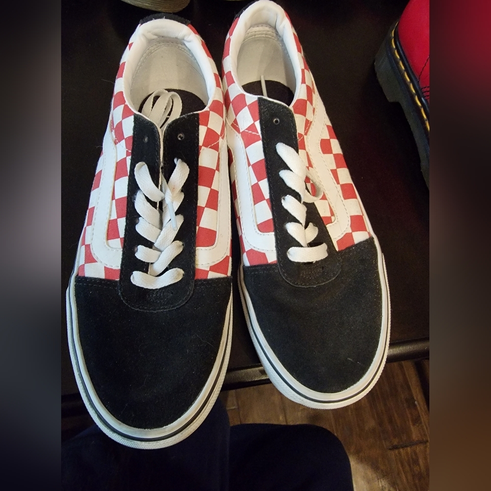 Checkered Vans